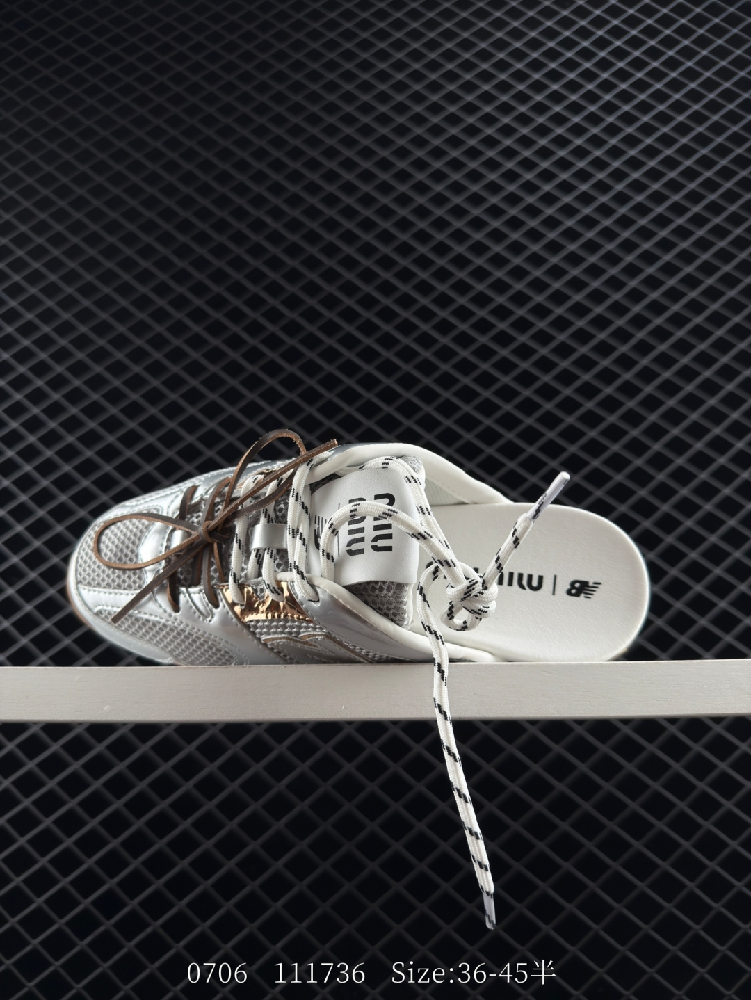 Miu Miu x NB  New Balance 530 SL Faded Suede Mules